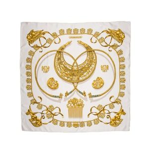 Hermès Les Cavaliers d’Or Silk Scarf